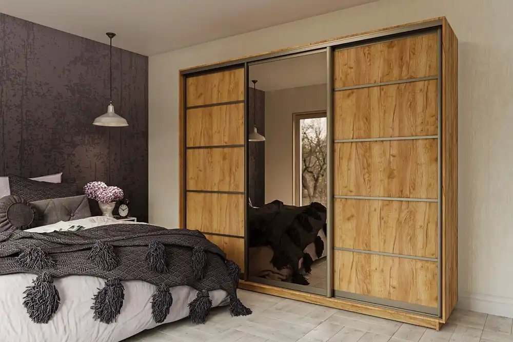 Finální Výprodej LOTTA šatní skříň 260, dub Kraft