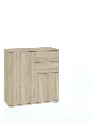 Koupit Online Komoda 2D2S nízká BORJA dub sonoma