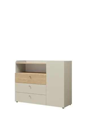 Aktuální Komoda Yuva R9 béžová/dub