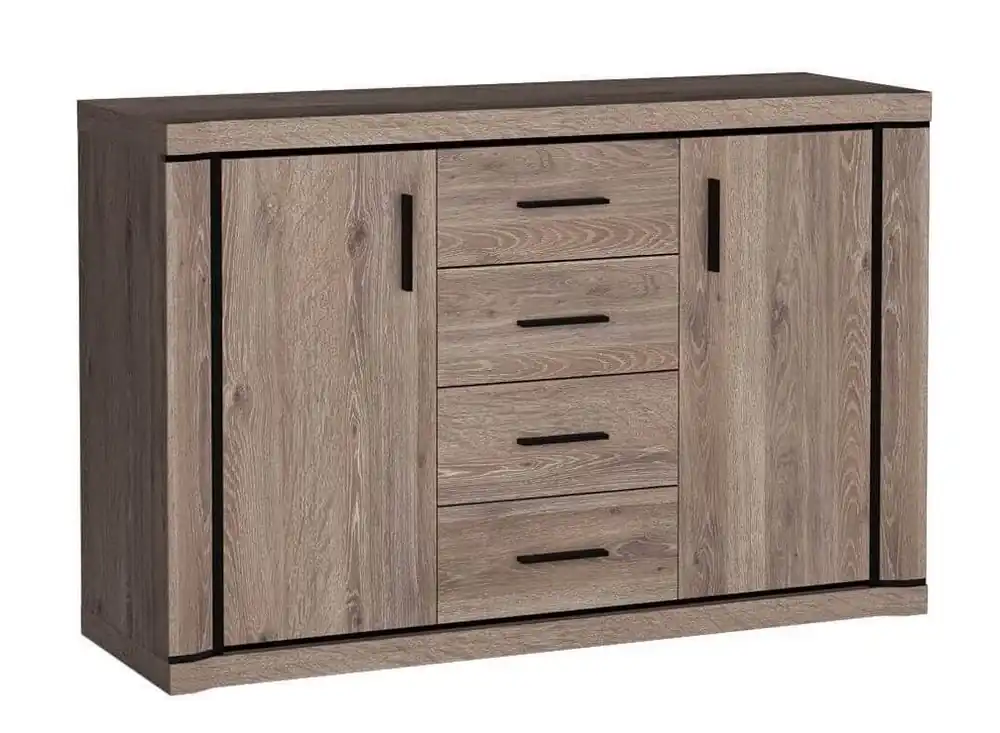Must-Have Komoda DALLAS D-5 barva dub lanýž
