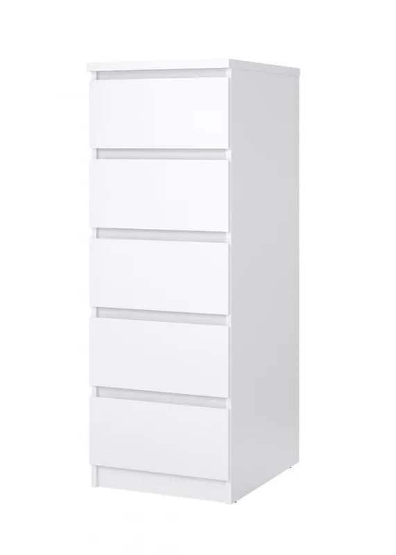 Komoda Simplicity 233 bílý lesk Originální