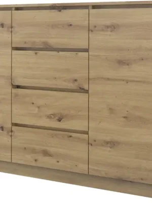 Komoda Malvína 2D4S 120 dub artisan Ověřený