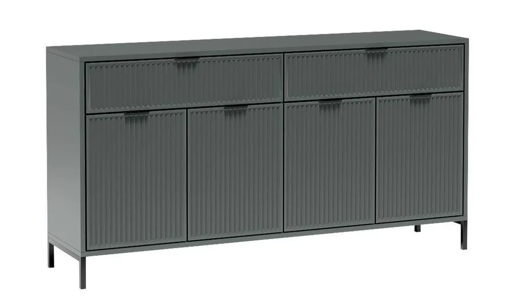 Komoda na nohách 4D4S ODEON green stone Oblíbený