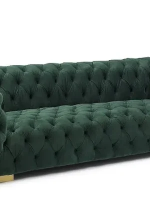 Čalouněné trojkřeslo CHASS 3 VELVET zelená/zlatá Objednat Nyní