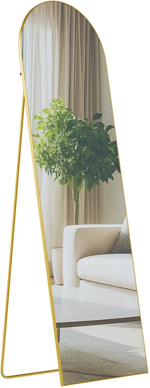 Koupit Online Zrcadlo Moline 160x50 cm - zlaté lesklé