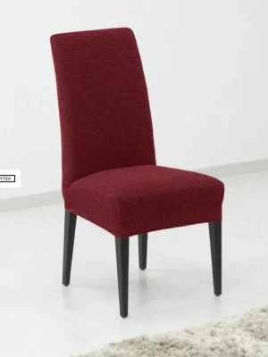 Bezpečná Platba Potah multielastický na celou židli Denia - bordový