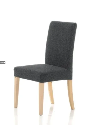 Potah multielastický na celou židli Petra - šedá Must-Have