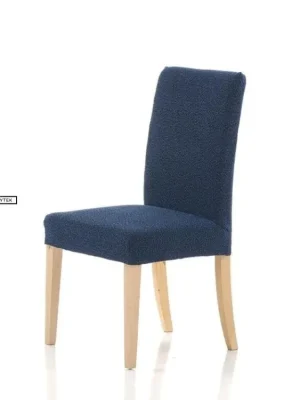 Potah multielastický na celou židli Petra - tmavě modrý Nová Kolekce