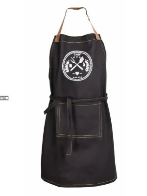 Zástěra kuchyňská Jeans Mastercheaf s kapsou - černá Kup Teď