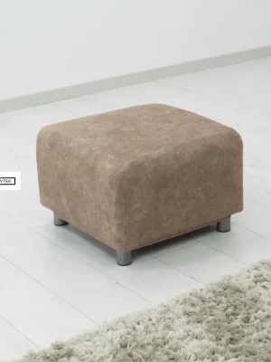 Originální Potah elastický na taburet Estivella (odolný proti skvrnám) - béžový