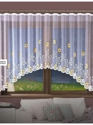 Hotová záclona Chloris - béžová Nejlepší Cena