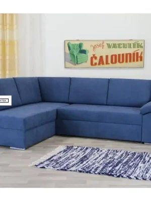 Rohová sedačka PETRA - rozkládací + úložný prostor Speciální Cena