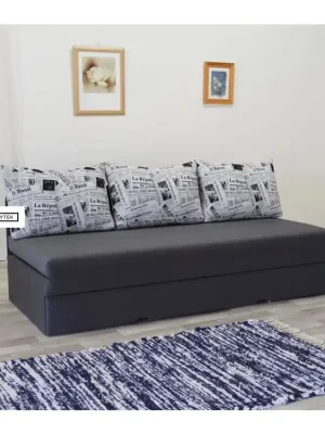 Rozkládací pohovka MIRKA - s obdélníkovými polštáři Poslední Šance