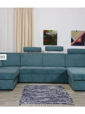 Sedačka tvar "U" ALENA - rozkládací + 2x úložný prostor Must-Have