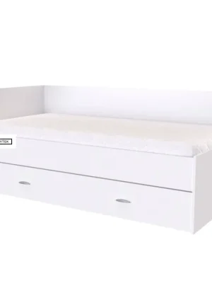 Odeslání Ihned Zvýšené lůžko DUO s přistýlkou se 2 zvýšenými čely /vč.roštů/ - bílý lesk, antracit, aj.