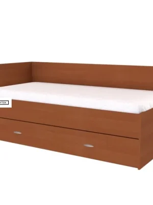 Ověřený Zvýšené lůžko DUO se 2 zvýšenými čely s přistýlkou (příprava pro lamel. rošt)