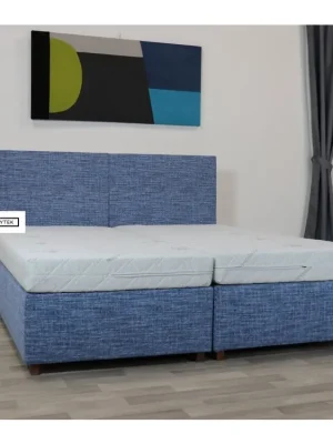Čalouněná postel EURO BED "PEVNÁ" s pevným roštem Oblíbený