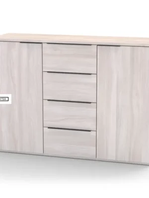 Kup Teď Komoda VARIO 3 - černé úchytky