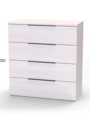 Komoda VARIO 4 - černé úchytky Aktuální