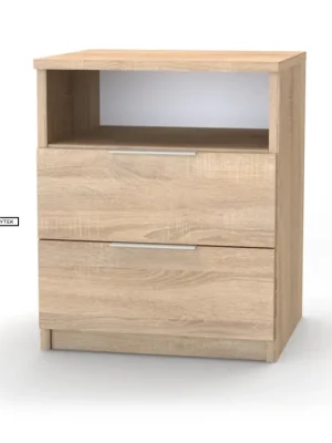 Noční stolek VARIO 2 - šedé úchytky Aktuální