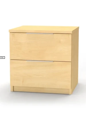 Přímo Od Výrobce Noční stolek VARIO - šedé úchytky