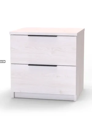 Must-Have Noční stolek VARIO - černé úchytky