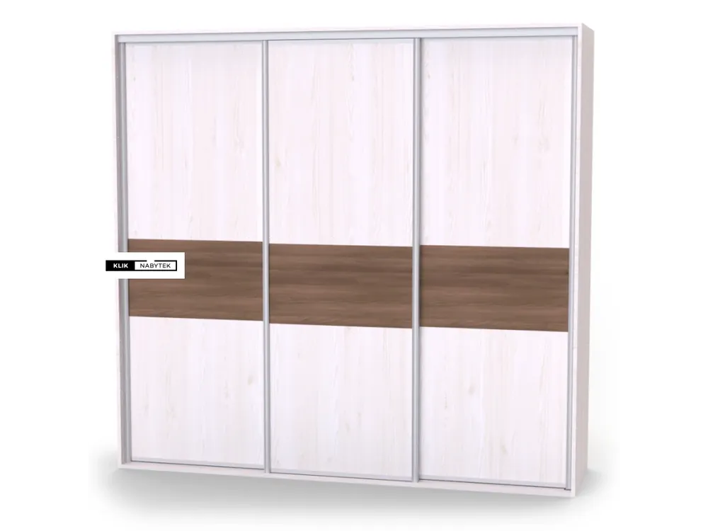 Skříň ONYX 3 - dveře dělené (š 210-270 cm/v 240 cm) Zlevněný
