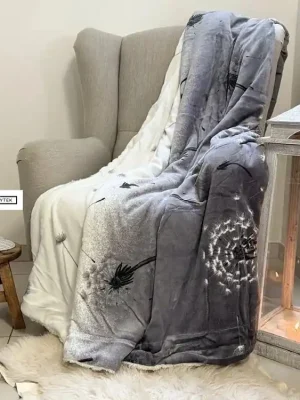 Beránková deka Pampeliška šedá Must-Have