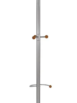 Výhodná Nabídka Stojanový věšák PANAMA - 180 cm, kov, dřevěné prvky, kámen Halmar