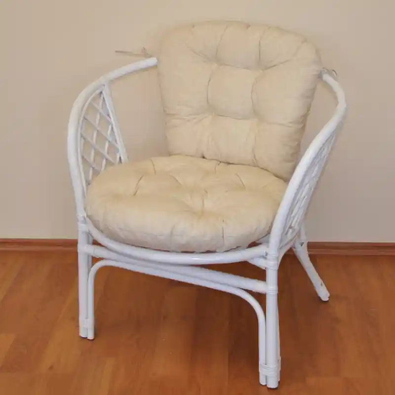 Must-Have Zahradní křeslo ANTIGUA — ratan, bílá / více barev - Barevné varianty ANTIGUA Světle béžový melír