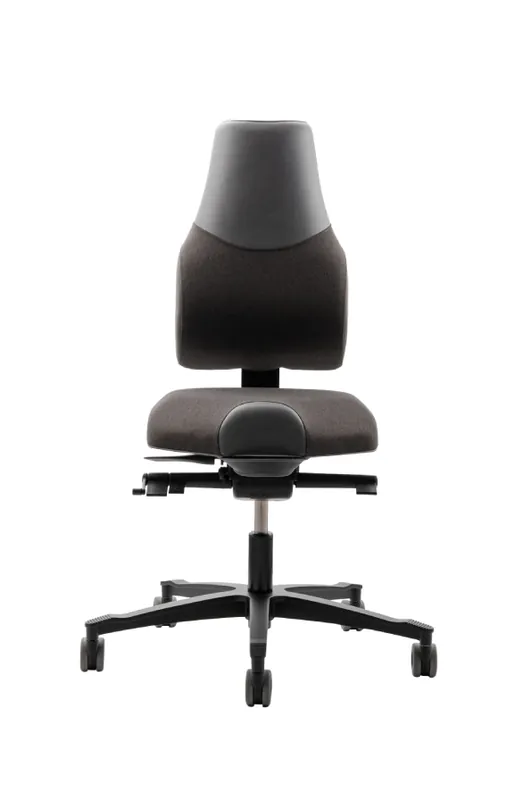 Ihned K Objednání Zdravotní židle THERAPIA STANDI standardní látková – na míru, s područkami, více barev - Therapia Standi HX51/CX18 COAL