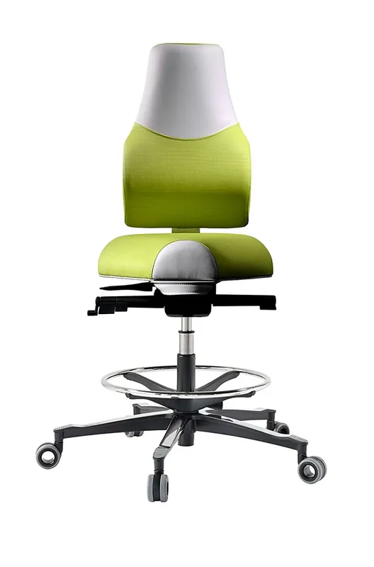 Zdravotní židle THERAPIA STANDI zvýšená - na míru, eko kůže, více barev - Therapia Standi NX17/CX15 GREEN MEDIC Ověřený