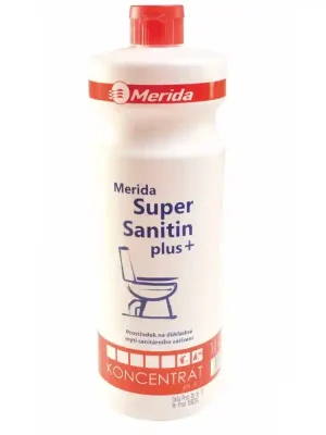 Originální Čistící prostředek na mytí WC Merida Super Sanitin Plus, 1 l, neparfémované