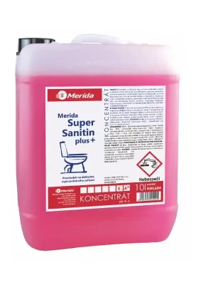 Levný Čistící prostředek na mytí WC Merida Super Sanitin Plus, 10 l, bez vůně
