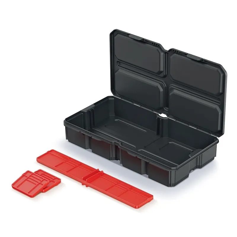 Organizér 28,5 × 15,8 × 5,7 cm, s přepážkami, červená Vysoce Kvalitní