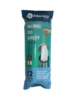 Parfémované stahovací sáčky Merida TOP 30-40 l, 12 ks/role, bílá Objednat Nyní
