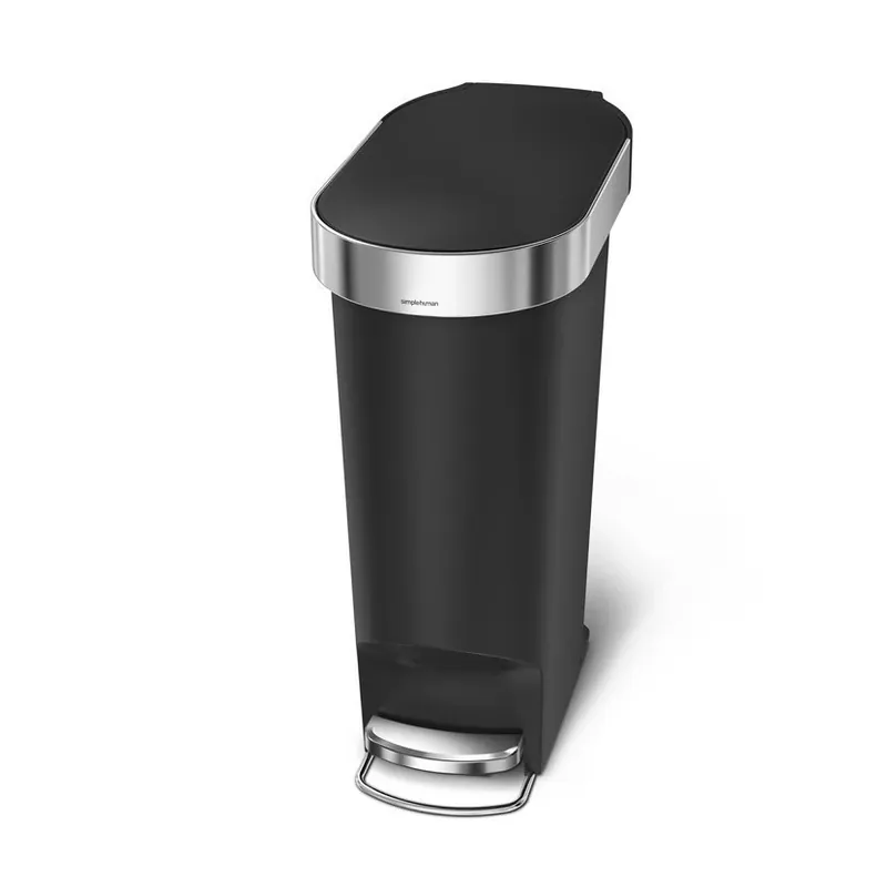 Pedálový koš Slim 40 l, černá Vrácení Zdarma