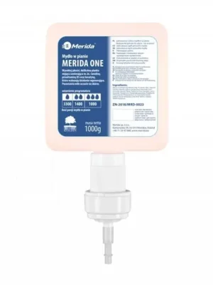 Aktuální Pěnové mýdlo Merida ONE SENSITIVE pro dávkovač Merida ONE 1000 g, čirá
