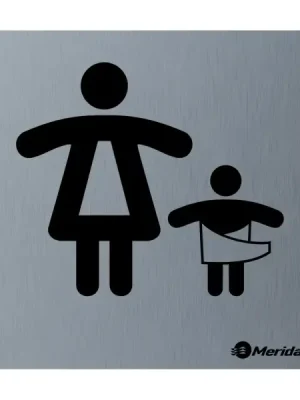 Piktogram Merida Stella - WC matky s dětmi, matný nerez Horká Nabídka