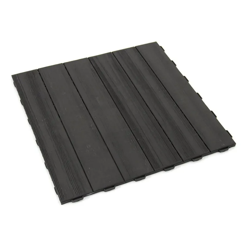 Plastová dlažba Linea Marte II 56,3 x 56,3 x 1,3 cm, tmavě hnědá Časově Omezené