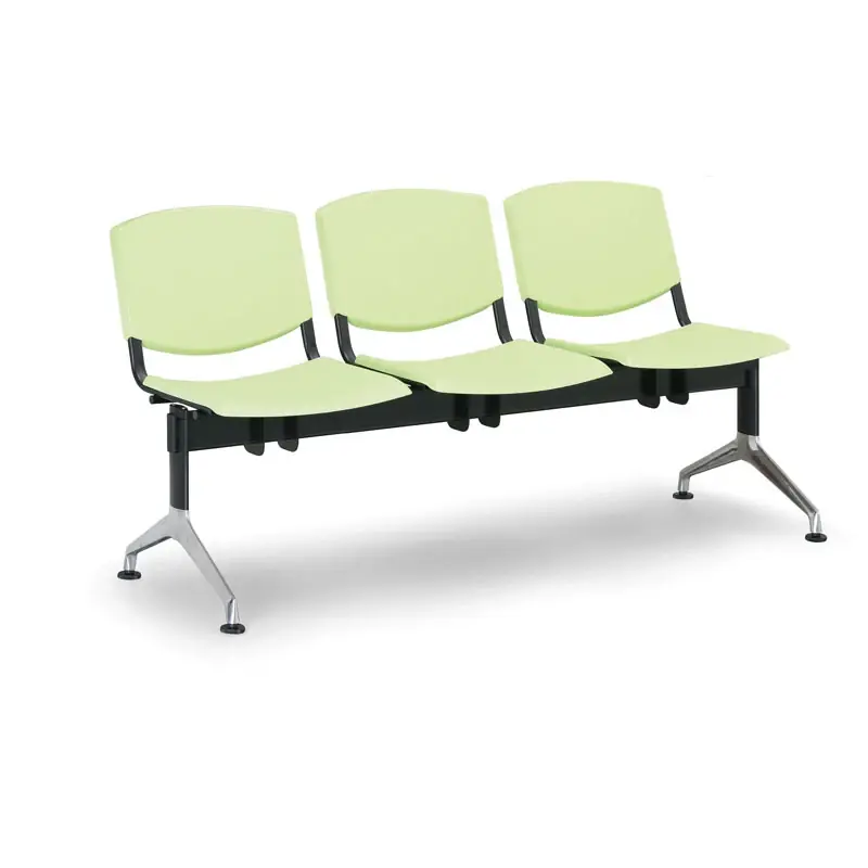 Plastová lavice Design, 3-sedák, černá Originální