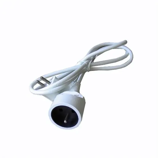 Prodlužovací kabel spojka 1Z - 2m, bílá Autentický