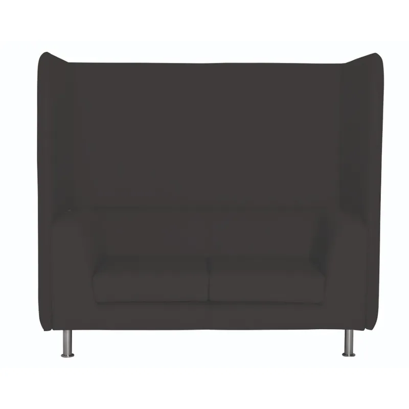 Pohovka Notre Dame Lounge 102, dvojsedák, černá / stříbrná Sleva