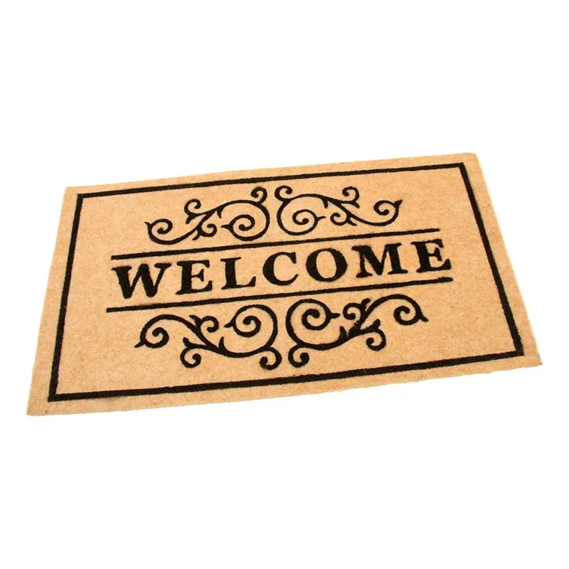 Akční Cena Textilní čisticí rohož Welcome Deco 33 x 58 x 0,3 cm, béžová