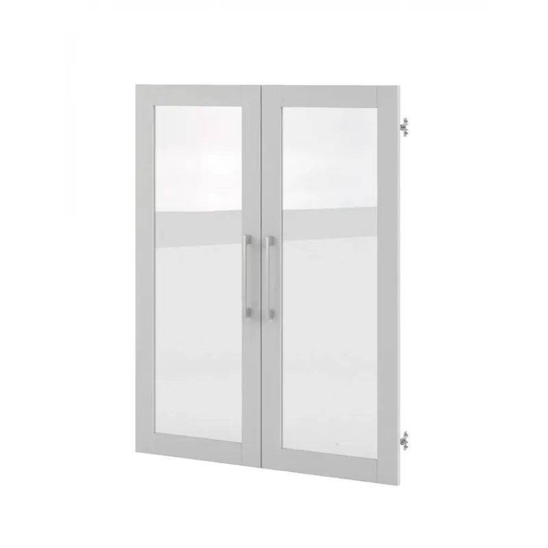 Originální Dvířka pro skříně Modulo 83,6 x 105,4 cm prosklená, bílá / čirá