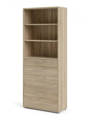 Omezená Nabídka Skříň Modulo 89 x 40 x 221,5 cm, se zásuvkami, dub sonoma