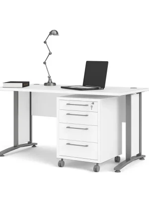 Objednat Nyní Kancelářský stůl Modulo 150 x 80 cm + kontejner, bílá / šedá
