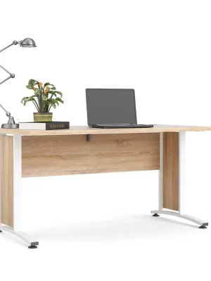 Originální Kancelářský stůl Modulo 150 x 80 cm, dub sonoma / bílá