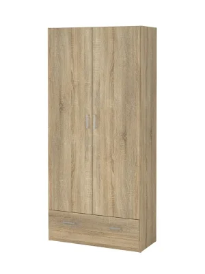 Akce Šatní skříň Sid 80 x 36 x 170 cm, dub sonoma