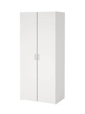 Zlevněný Šatní skříň Sid 77,6 x 49,5 x 175,4 cm, bílá